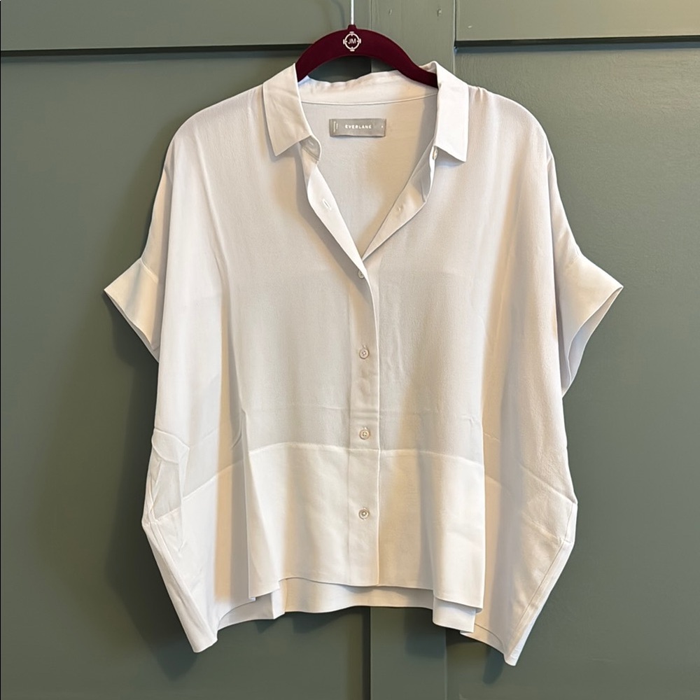 ✨SALE✨ NWOT Everlane Boxy Shirt in Silk